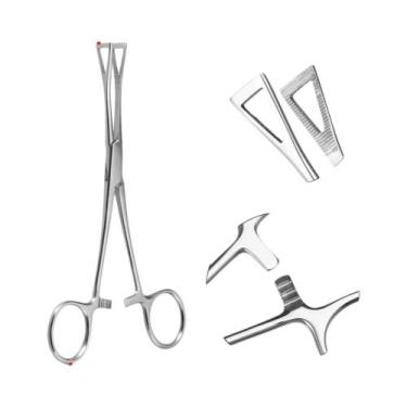 Imagem de Pinça Profissional De Aço Inoxidável 316L Para Piercing Corporal: Nari