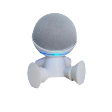Imagem de Suporte para Alexa Echo Dot 4 e 5 Robô Astronauta Sentado - Base Decor