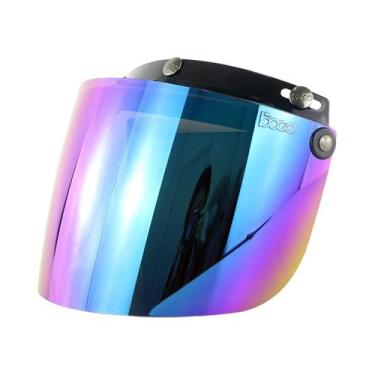 Imagem de Lente De Viseira Para Capacete De Motocicleta, Anti-tontura, Com 3 Bot