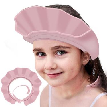 Imagem de Touca de Banho Ajustável de Silicone para Bebê KOMIDK