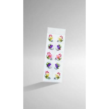 Imagem de Kit 50 Adesivos Decorativos Artesanais para Unhas - Congratulations St