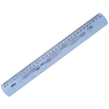 Imagem de Régua flexível 30cm azul Waleu