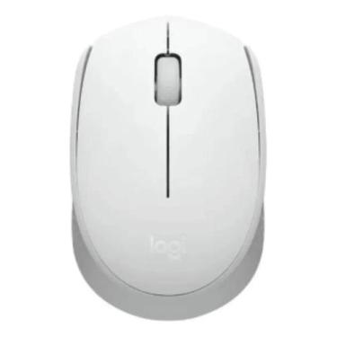 Imagem de Mouse Sem Fio USB Ambidestro Compacto Logitech M170 Preto, Branco