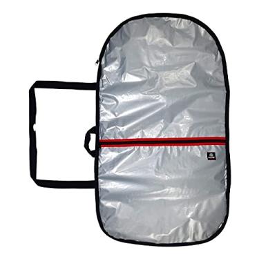 Imagem de Maori Extreme Capa Body Board Refletiva E Acolchoada Com Alça De Mochila Std - Prata, 116 x 66 cm, Para Pranchas Até 42”