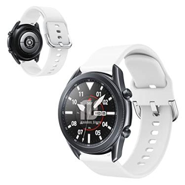 Imagem de Pulseira Sport Nandos-Store compatíveis com Samsung Galaxy Watch 3-41mm ou 45mm - (45mm - Branca 2)