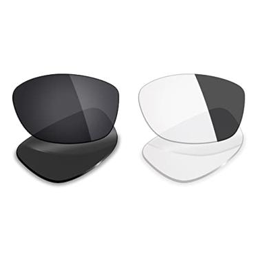 Imagem de 2 pares de lentes polarizadas de substituição da Mryok para óculos de sol Oakley Pit Bull – Opções