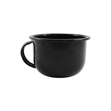 Imagem de Xícara 8 Esmaltado Preto 240 ml - Ewel