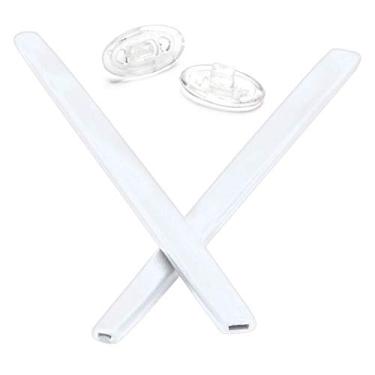 Imagem de Mryok Bocal de substituição para óculos de sol Oakley W Square Wire, Branco, One Size