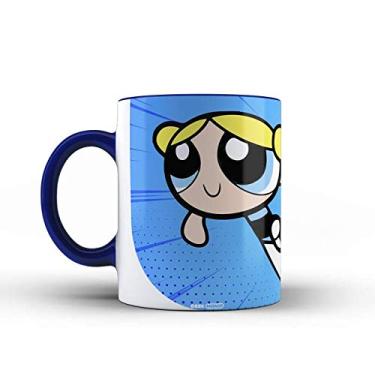 Imagem de GeekMania Caneca Lindinha - Meninas Super Poderosas - Cerâmica Azul - 325 ml