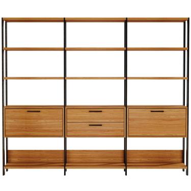 Imagem de Estante Industrial 3 Torres 2 Gavetas 2 Portas Dalla Costa