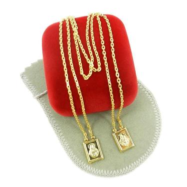 Imagem de Escapulário 60Cm 1Mm Folheado Ouro Gg109