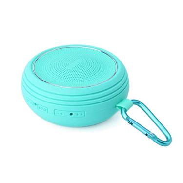 Imagem de HIOD Microfone embutido sem fio Bluetooth Mini subwoofer portátil para esportes familiares viagem ao ar livre, azul