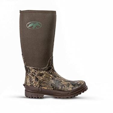 Imagem de HOT SHOT Bota de caça masculina Duck Commander de borracha, durável, de neoprene, leve, impermeável, de alta tração, Cantina/madeira Realtree, 41