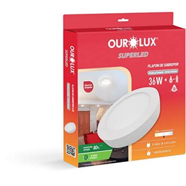 Imagem de Plafon Led de Sobrepor 36W Bivolt 2700K Redondo