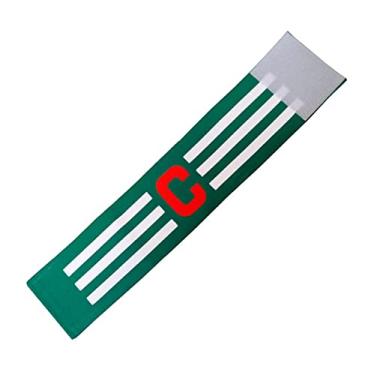 Imagem de Braçadeira de Futebol Faixa de Capitão Cores Variadas Envio Imediato (Verde)