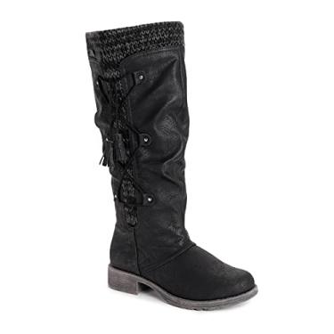 Imagem de MUK LUKS Lukees Bianca Beverly Botas Femininas, Preto, 9