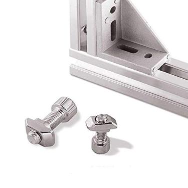 Imagem de Sonew Aço Carbono M8 Porca M8 Porca Rosca T Pregos, Parafusos e Fixadores Porca T, Durável Para Roteadores CNC Porca T