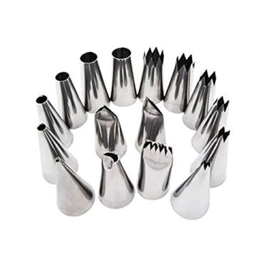 Imagem de Jogo de Bicos Para Confeitar Inox 11 pçs - Doupan (Cód.3722)