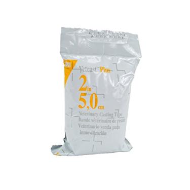 Imagem de 3M Vetcast Plus Fita de Casting para Cães, Gatos e Cavalos, 5 cm por 4 metros, Caixa/10 rolos
