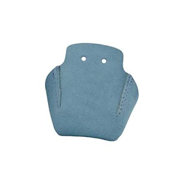 Imagem de Kokiya 1 x protetor de dedo do pé de patins removível couro PU substituição capa protetora de dedo do pé para patins acessórios de patinação ao ar livre, azul