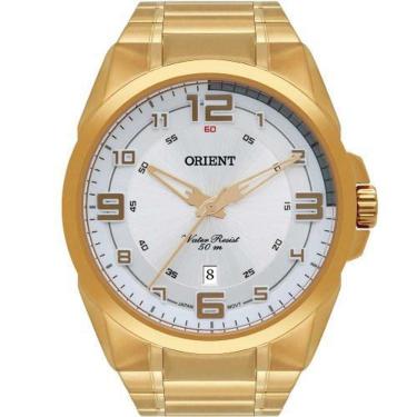 Imagem de Relógio Masculino Orient Analógico Dourado Mgss1246S2Kx