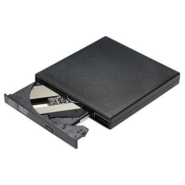 Imagem de Bozony USB 2.0 Portátil Fino Externo DVD/CD-RW Unidade de Disco Óptico Leitor e Gravador com Combo CD-RW Gravador para/Air/Pro Laptop PC Desktop