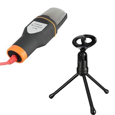 Imagem de Microfone Condensador Gravar Com Tripe PC Notebook