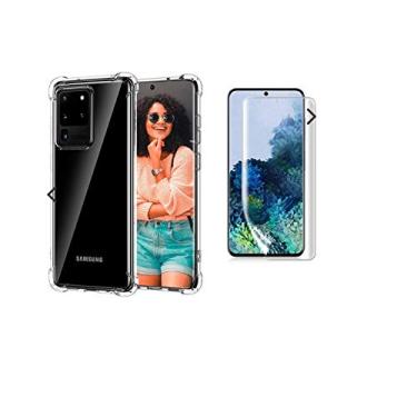 Imagem de Capa Reforçada Quinas Samsung Galaxy S20 Ultra 6.9 + Película De Gel (dv acessorios)