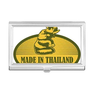 Imagem de Carteira com porta-cartões de visita feita na Tailândia cultura alfandegária tailandesa