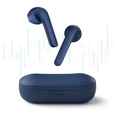Imagem de Fone Ticpods 2 Pro TWS Earbuds, Bluetooth 5.0, Com Duplo Mic, IPX4, 20H bateria (Azul Marinho)