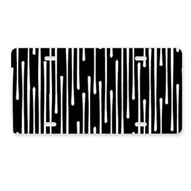 Imagem de Drip Line Art Grain Ilustration Pattern Placa Decoração Aço Inoxidável Automóvel