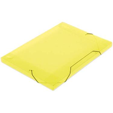 Imagem de Polibras Soft Pasta Aba com Elástico, Amarelo, 245 x 18 x 335 mm, 10 Unidades