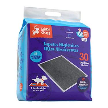 Imagem de TAPETE HIGIENICO AKOL DOG 30 UN 60X80CM ULTRA ABSORVENTE