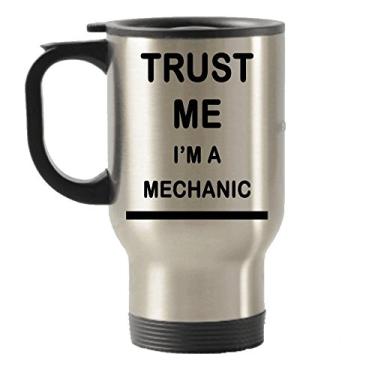 Imagem de Trust me I'm a Mechanic Caneca de aço inoxidável com isolamento térmico