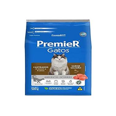 Imagem de PremieR Pet Ambientes Internos Ração Seca para Gatos Castrados 6 meses a 6 Anos Sabor S...