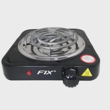 Imagem de Fogao eletrico portatil 1 boca de mesa cooktop espiral 1000W com 5 temperaturas 220V