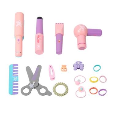 Conjunto de brinquedos infantis para meninas jogo de cabeleireiro