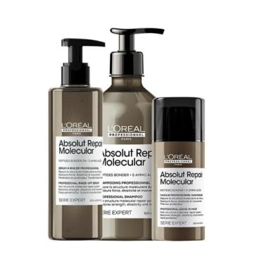 Imagem de Kit L'oréal Professionnel Absolut Repair Molecular Shampoo 500ml+ Séru