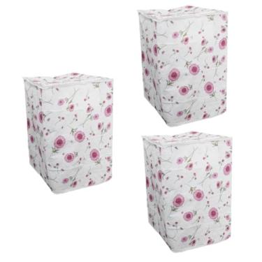 Imagem de Uonlytech 3 Peças De Capas Para Máquinas De Lavar Secadoras Capas Para Lavadoras/Secadoras Capas Para Lavadoras Capas Para Lavadoras Capas Para Máquinas De Lavar À Prova D'Água Tampa