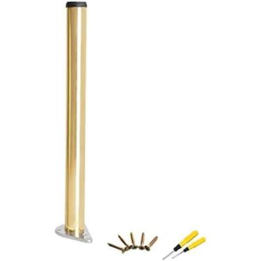 Imagem de Pernas De Mesa De Alumínio Pés De Suporte De Barra Pés De Gabinete Ajustáveis ​​pés De Suporte De Lado Único, Altura 60cm/80cm/100cm, Para Pés De Armário De Cozinha Varanda Pernas De Mesa Única,Ou
