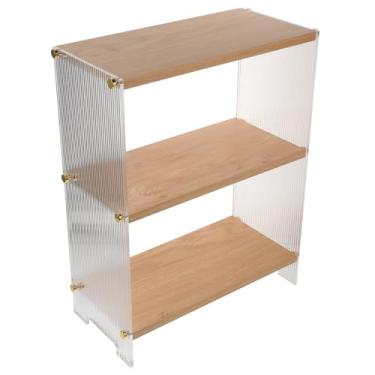 Imagem de Luxshiny Prateleiras De Mesa Organizadora Prateleira De Maquiagem Vaidade Mesa De Exibição De Mercadorias Organizador De Prateleira De Maquiagem Prateleira De Bancada De Banheiro