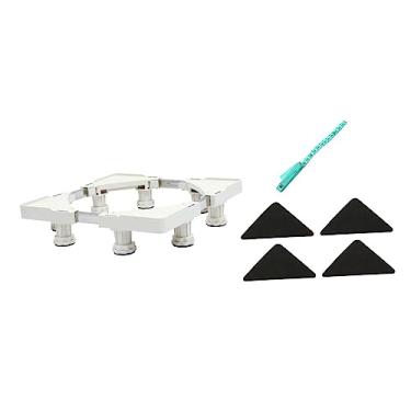 Imagem de UKCOCO 1 Conjunto De Base De Máquina De Lavar Roupa Bases Móveis Ajustáveis ​​Para Geladeira Máquina De Lavar Roupa Suporte De Dispositivo Rolo Mover Móveis Rodas Carro Carrinho