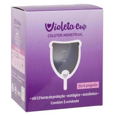 Imagem de Violeta Cup Coletor Menstrual Transparente Tipo A, Violeta Cup, Incolor, Tipo A Mulheres A Partir De 30 Anos Ou Com Filhos, E/Ou Com Colo Do Útero De Altura Média E Alta