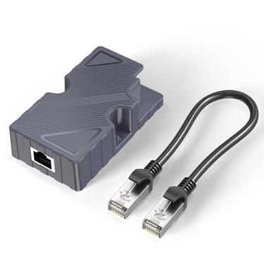 Imagem de XLTTYWL Injetor Starlink PoE, kit adaptador Ethernet Starlink com cabo Ethernet para antena satélite Starlink V2 – RJ45, T568B Pinout, 10/100/1000 Mb/s, -20 a +55 °C Temperatura operacional