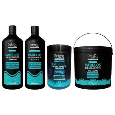 Imagem de Kit Beltrat Quimicamente Tratados (Shampoo + Condicionador 500ml + Cre