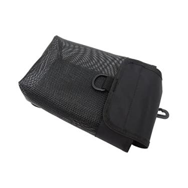 Imagem de Generic Bolsa de armazenamento de equipamento de mergulho com clipe giratório de Bolsa de mergulho Bóia transportadora Bolsa de, PRETO, malha pequena