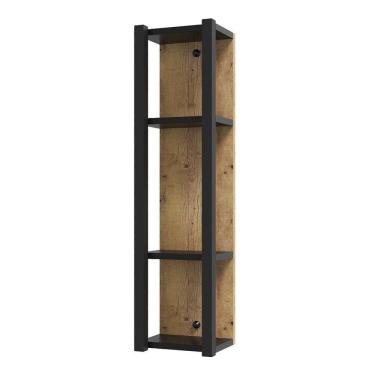 Imagem de Estante Suspensa para Banheiro 4 Prateleiras Barbara Darabas Agardi Antiqua/Preto