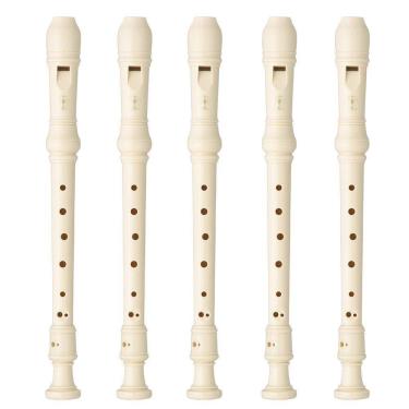 Imagem de Kit 5 Flautas Doce Soprano Germânica Em C YRS-23 Yamaha