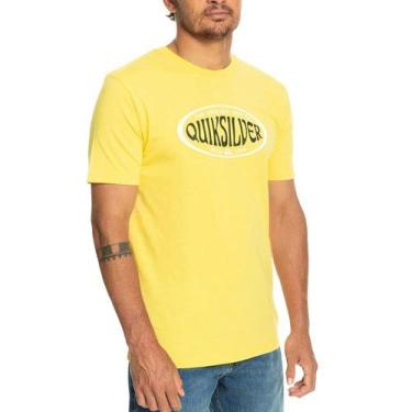 Imagem de Camiseta Quiksilver In Circles Amarela