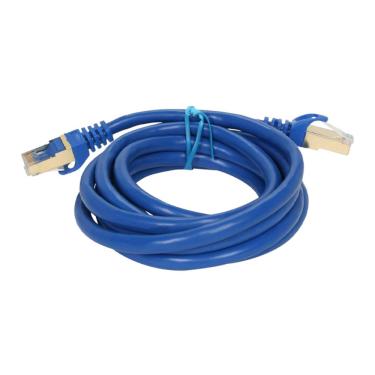 Imagem de Cabo de Rede FTP (Patch Cord) RJ45 Cat 7 - Blindado - 2.5 metros - Azul - Plus Cable CAT725BL